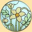detail: flower in window
